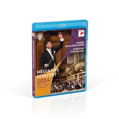 Imagen de Neujahrskonzert 2024/ New Year&#039;s Concert 2024 Wiener Philharmoniker / Christian Thielemann [Alemania] [Blu ray]