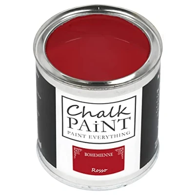 Imagen de Chalk Paint Everything Colorea fácilmente todo tipo de materiales sin lijar, color rojo, tarro 750 ml