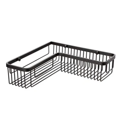 Imagen de Tatay Cestillo Black, de Aluminio anodizado Negro Mate, diseño Moderno, Rectangular rinconero, optimizar Espacio.