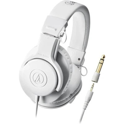 Imagen de Audio Technica Auriculares ATH M20x, color blanco