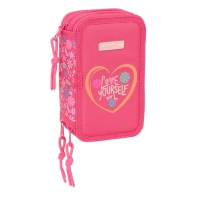 Imagen de Safta Feeling Estuche Escolar con 37 Útiles Incluidos, Infantil, Niño, Ideal para Niños de 5 a 14 Años, Cómodo y Versátil, Calidad Resistencia, 12.5x5.5x19.5 cm