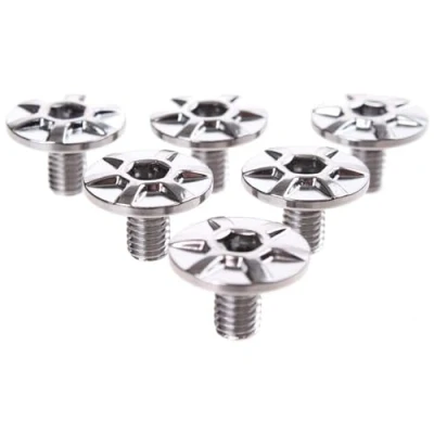 Imagen de SHIMANO Tornillos (6Uds) Calas Componentes y repuestos para Bicicletas, Adultos Unisex, Multicolor, Talla única