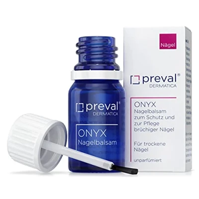 Imagen de preval Onyx Nagelbalsam zum Schutz und zur Pflege brüchiger Nägel, 10 ml Solución