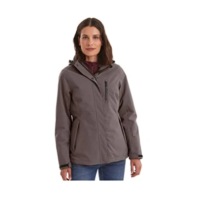 Imagen de Killtec KOW 140 WMN JCKT Chaqueta funcional con capucha desmontable para mujer, impermeable, cortavientos y transpirable