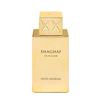 Imagen de Swiss Arabian Shaghaf Oud Elixir Eau de Parfum Unisex 75ML Una fragancia refinada e intensa con azafrán, rosa y ámbar cálido Un exquisito viaje atracción profundidad
