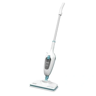 Imagen de BLACK+DECKER Mopa a Vapor 10 en 1, Potencia 1300 W, Capacidad 350 ml, Inalámbrica, Cabezal Giratorio 180º, Incluye Almohadilla de Microfibra y Varios Accesorios FSMH13E10 QS