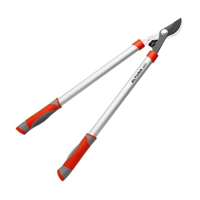 Imagen de Tijera de Podar a Dos Manos Pruning J445 Empuñadura Bimaterial Corte Bypass para Trabajos Precisión Resistente y Muy Ligera Jardinería Fabricada con Aluminio Reforzado Altuna