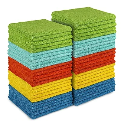 Imagen de AIDEA Paño de Limpieza Microfibra, Bayeta Microfibra 50 Unidades 30 x 30cm