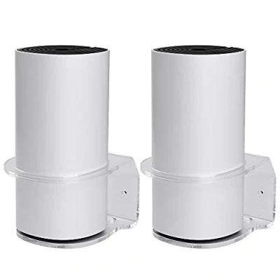 Imagen de Soporte para Montaje en Pared BECEMURU Acrílico enrutador TP Link Deco M4/P9/S4/S7/E4 WiFi Sistema de Wi Fi Malla (2 Paquete)