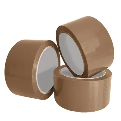 Imagen de ANSIO cinta de embalaje, para paquetes, 3 rollos (48 mm x 66 m), marrón duradera cajas embalaje segura mudanzas