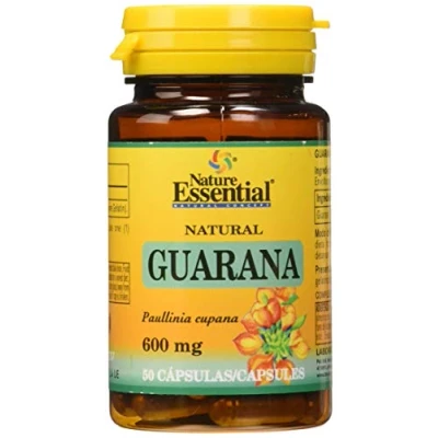 Imagen de Nature Essential Guaraná 600 mg de Paullinia Cupana 50 Cápsulas Favorece el Tránsito Intestinal Ayuda a Generar Energía y Combatir la Fatiga