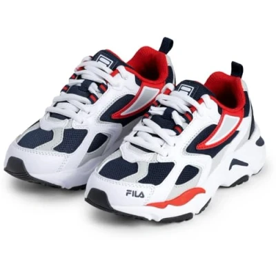 Imagen de Fila CRCW02 RAY Tracer Unisex Zapatillas para niños, Talla: 37, White/navy Zapatos