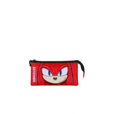 Imagen de Karactermania Estuche escolar para niños, Talla: One Size, Knuckles red
