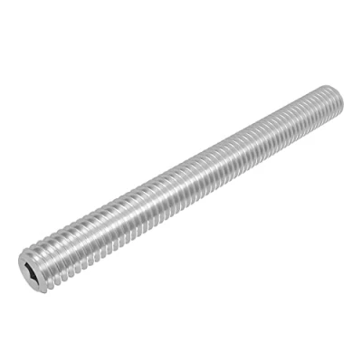 Imagen de Tornillo de fijación SECCARO con punta cónica M8 x 80 mm, acero inoxidable V2A VA A2, DIN 913 / ISO 4026, hexágono interior, 20 piezas