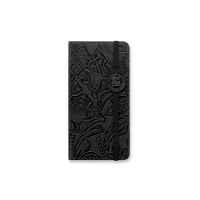 Imagen de Letts of London Agenda Baroque Slim semanal 2025, color negro