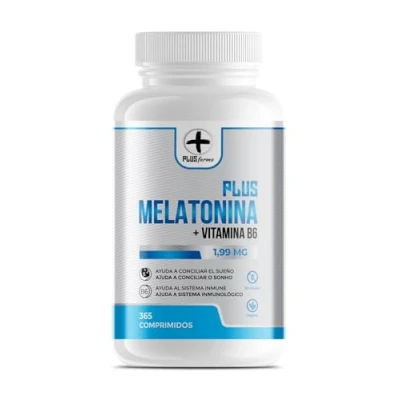 Imagen de 365 Comprimidos Melatonina Pura 1,99 mg con Vitamina B6 Suministro 1 Año Rápida Absorción Ayuda el insomnio, trastornos del sueño y dormir bien Vegano Fabricado en España
