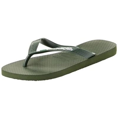 Imagen de Havaianas Top Brasil Logo, Chanclas Unisex Adulto, Verde Oliva, 40 EU