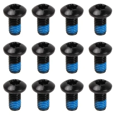 Imagen de Wisebom 12Pcs Tornillos Bicicleta, MTB Bicicleta Bici Disco Freno Rotos Pernos Disc Bolts M5x10mm Brake Rotor Negro
