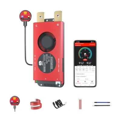 Imagen de DALY Smart BMS 4S 24S 40A a 500A con módulo WiFi y Placa de protección comunicación Can 485 para batería Litio LifePO4 (LifePO4 12V, 200A)
