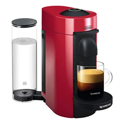 Imagen de Cafetera de cápsulas Nespresso De&#039;Longhi Vertuo Plus ENV150.R, 15 bar, 1.2 l, 1260 W, Rojo