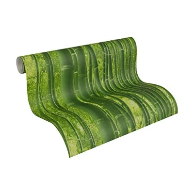 Imagen de A.S. Création papel pintado de Authentic walls verde 10,05 m x 0,53 938718