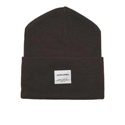 Imagen de JACK &amp; JONES Jaclong Gorro de Punto Noos, Pastel Chocolate, Talla única para Hombre