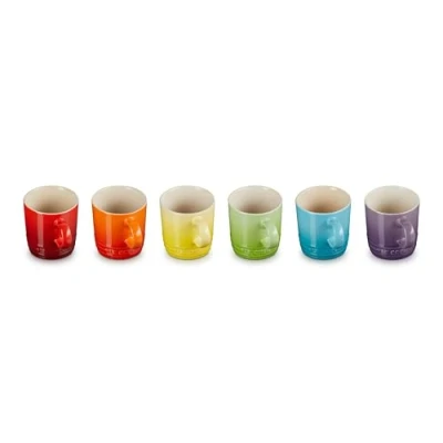 Imagen de Le Creuset Espresso cups Rainbow 100 ml 6 Pieces
