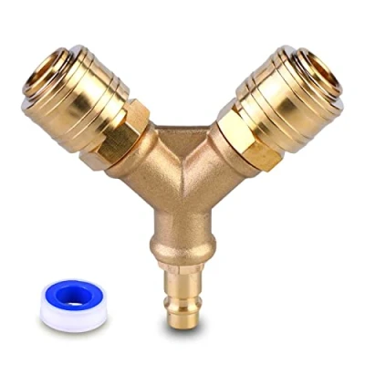Imagen de Distribuidor De Aire Comprimido Con 1/4 in Conector Y Enchufe Nw 7.2, Anillo Sellado, 2 Vías, En
