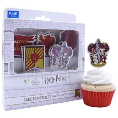 Imagen de PME Harry Potter Toppers para Pasteles, Set de 15, Gryffindor