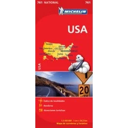 Imagen de Mapa National U.S.A. (Mapas Michelin)
