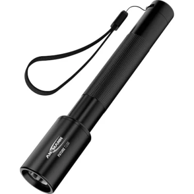Imagen de Ansmann 1600 0145 T150 Linterna LED (Funciona con Pilas, 150 LM, 10 h, 100 g), Negro, 15.6 x 2.5 cm