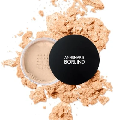 Imagen de ANNEMARIE BÖRLIND Polvo suelto de belleza natural TEINT EFFECTIVE (10 g), con efecto enfoque suave, ácido hialurónico y complejo antipollución para una tez uniforme protegida, vegano