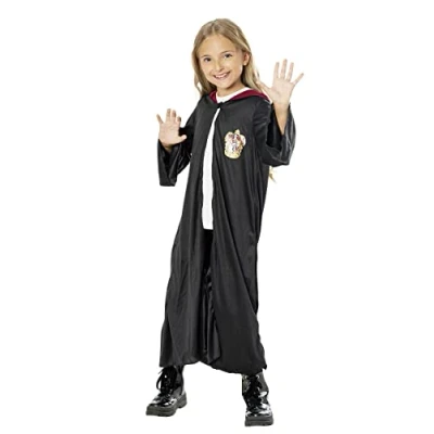 Imagen de Rubies Disfraz Harry Potter para niños y niñas, Green Collection, sostenible, Túnica con emblema impreso, Oficial Carnaval, Halloween, Cumpleaños Navidad