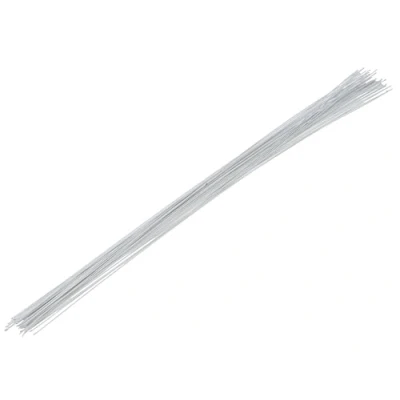 Imagen de PME FW124 Sugarcraft Alambre Floral Blanco Calibre, 36 cm, Paquete de 50, Hierro, 24 Gauge