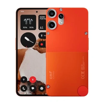 Imagen de CMF Phone 2 Pro 128GB Smartphone 5G Libre con cámara de 50 MP y Zoom 20x, Pantalla AMOLED FHD+ 6,77&quot; 120 Hz, Gran Batería 5000 mAh Larga duración Nothing OS 3.2 Naranja