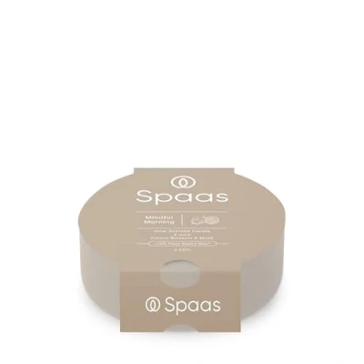 Imagen de Spaas Glow Vela perfumada de 4 mechas, 20 h, aroma Mindful Morning