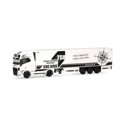 Imagen de Herpa Modelo de camión Volvo FH GL. XL 2020 tráiler frigorífico TSU Bode (Mecklemburgo Pomerania Occidental/Bützow), Miniatura a Escala 1:87, Pieza colección, plástico