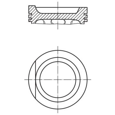 Imagen de Pistón MAHLE ORIGINAL 034 78 00