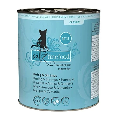 Imagen de catz finefood N 13 Comida para Gatos húmeda, refinada con Calabaza y Aloe Vera, 6 latas de 800 g