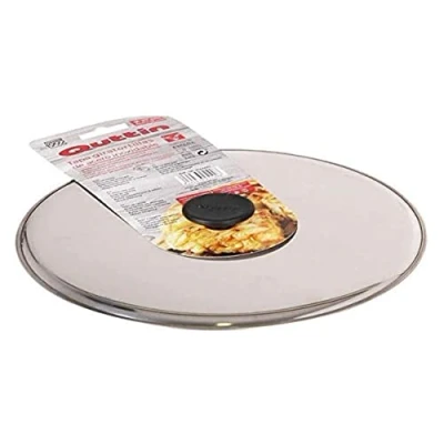 Imagen de Quttin Tapa Gira Tortillas 27 cm de Acero Inoxidable Resistente y Fácil Limpiar con Pomo Anti quemaduras Diseño Duradero