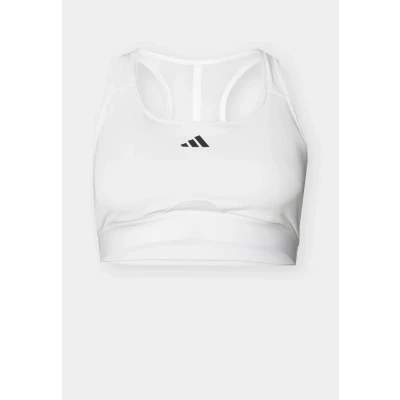 Imagen de adidas Performance Powerreact BRA Sujetadores deportivos con sujeción media, Mujer, Talla: XS, White