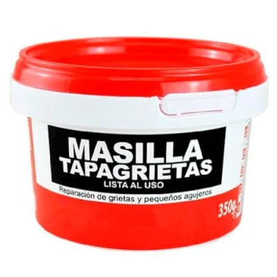 Imagen de Masilla para madera de relleno y acabados tapar fisuras, grietas, agujeros en muebles o sillas, uso interior profesionales, lista inmediato, 250g (Blanco)