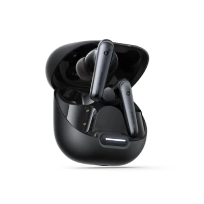 Imagen de soundcore by Anker Liberty 4 NC Auriculares Inalambricos Bluetooth, 98,5% Reducción del Ruido, Cancelación Ruido Adaptable a oídos y Entorno, Hi Res Audio, 50 Horas, Carga inalámbrica, Bluetooth 5.3