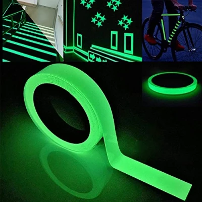 Imagen de FULARR 10m X 2cm Premium Pegatina de Cinta Luminosa, Glow in The Dark Tape, Adhesiva Seguridad Autoadhesiva Fluorescente, Extraíble Impermeable Durable Estable Luz Verde