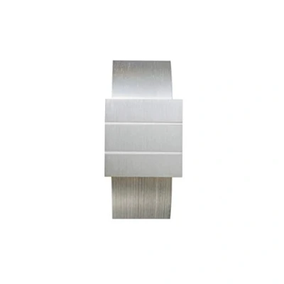Imagen de QAZQA Diseño Aplique moderno aluminio AMY Cubo/Alargada Adecuado para LED Max. 1 x 40 Watt