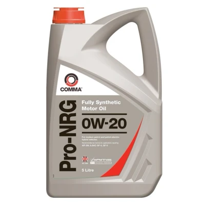 Imagen de Comma Pro Nrg 0W 20 5L Aceite de motor NRG5L MITSUBISHI: ASX SUV, PAJERO 2, 4, TOYOTA: Auris Hatchback, Yaris III Hatchback