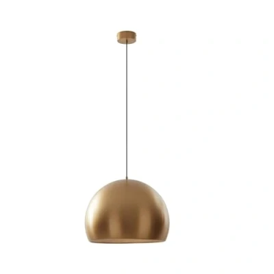 Imagen de Lucande Lámpara colgante LED Lythara, latón, Ø 40 cm, aluminio