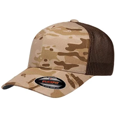 Imagen de Flexfit Gorra de Camionero Tapa, Multicam Arid/Marrón, Talla única Unisex Adulto