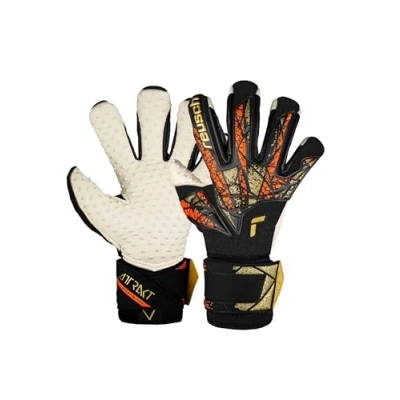 Imagen de Reusch Attrakt SpeedBump Ortho Tec Guantes de Portero para Adultos con Evolution Negative Cut óptimos césped Artificial
