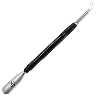 Imagen de K Pro Empujador de Cutículas y Limpiauñas con Espátula, Acero Inoxidable Profesional